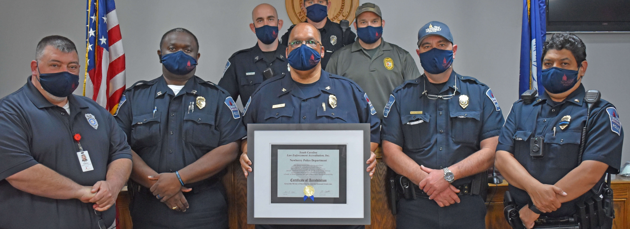 Newberry Pd Receives Seventh Straight Accreditation Wkdk Am 1240 1017 Fm 7009